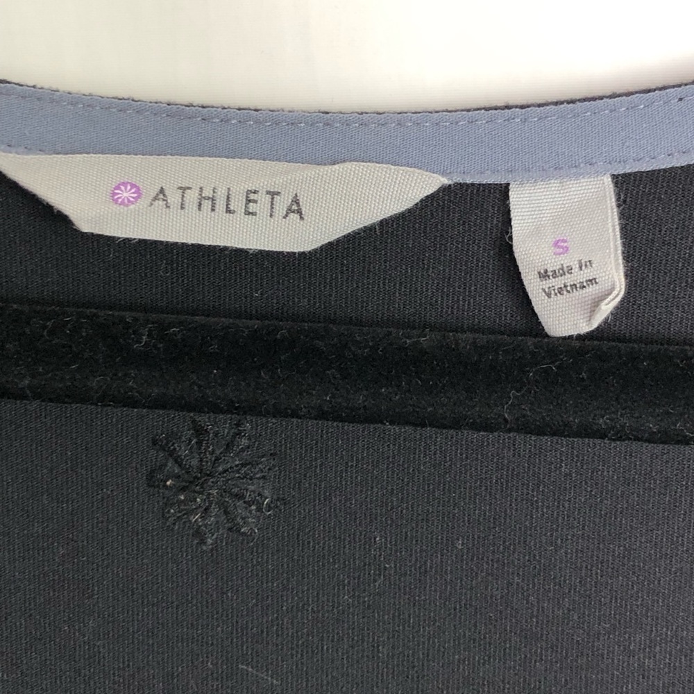 ATHLETA small Black T-shirt dress - Picture 5 of 9